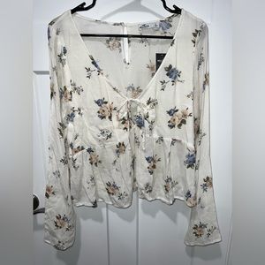 Hollister floral shirt